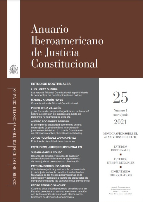 Anuario Iberoamericano de Justicia Constitucional