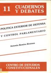 Política exterior de defensa y control parlamentario