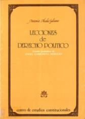 Lecciones de Derecho Político. Alcalá Galiano