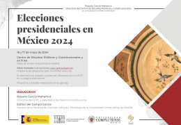 Seminario "Elecciones presidenciales en México 2024"