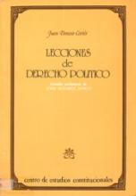 Lecciones de Derecho Político. Donoso Cortés